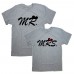 Парные футболки с надписью "MR.&amp;MRS."